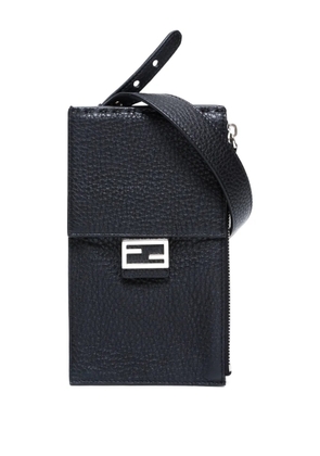 Fendi Pre-Owned 2015-2025 FF-plaque phone case - Black
