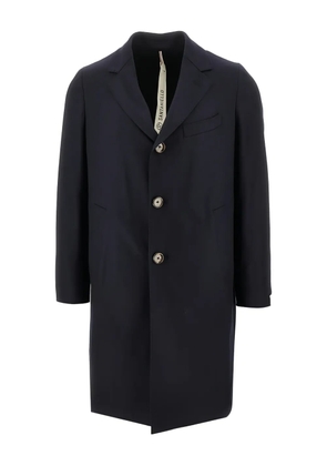 Santaniello single-breasted coat - Blue