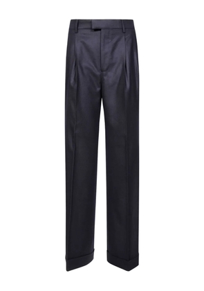 Berwich Palazzo pleated trousers - Blue