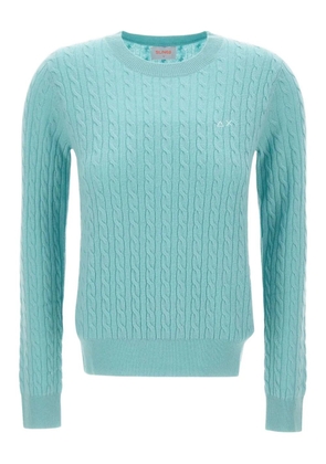 Sun68 cable-knit sweater - Blue