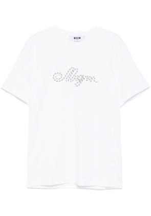 MSGM logo T-shirt - White