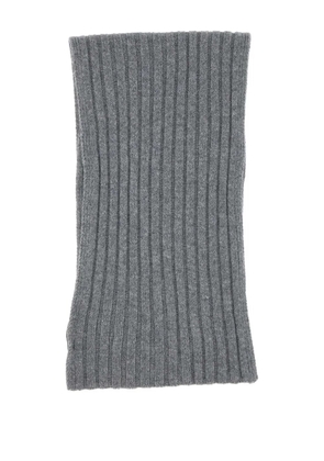 Gran Sasso ribbed scarf - Grey