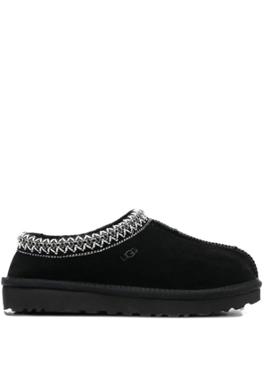 UGG Tasman II braided-trim suede slippers - Black