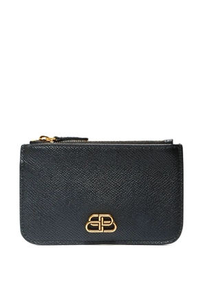 Balenciaga Pre-Owned 2015-2025 BB-logo coin purse - Black