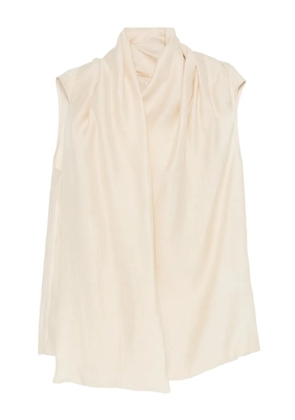 TOTEME attached-scarf blouse - Neutrals