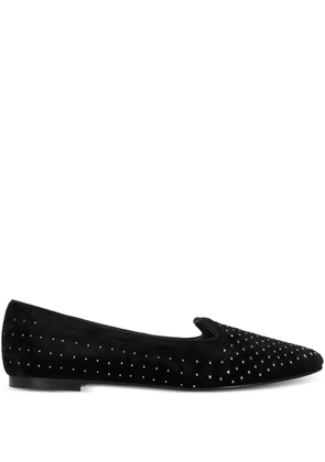 Castañer studded velvet loafers - Black