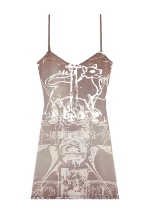 Diesel D-Longy mini dress - Neutrals