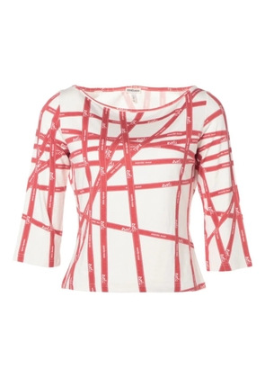 Hermès Pre-Owned 1990-2000s ribbon-tie top - White