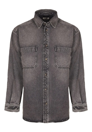 Haikure button-fastening shirt - Grey