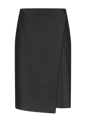 LouLou de Saison wrap asymmetrical skirt - Black