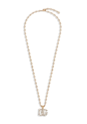 Dolce & Gabbana logo-pendant necklace - Gold