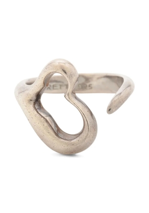Tiffany & Co. Pre-Owned 2000s open-heart ring - Silver