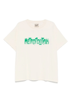 GALLERY DEPT. logo-print T-shirt - Neutrals