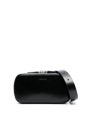 Jil Sander logo-debossed leather belt bag - Black