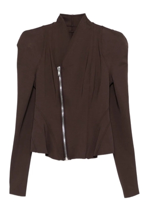Rick Owens Lilies pleat-detail jacket - Brown