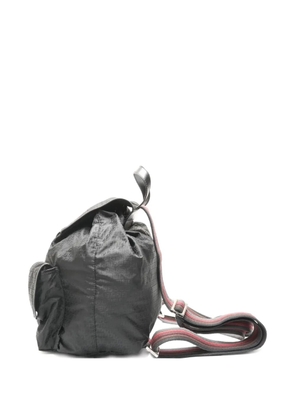 Fendi Pre-Owned Zucchino flap backpack - Black