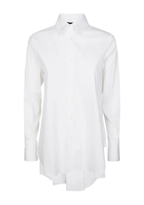 F.It side-slit shirt - White