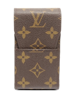 Louis Vuitton Pre-Owned 2000 monogram slip pocket case - Brown