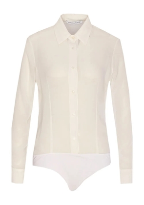 MAR DE MARGARITAS buttoned bodysuit - White