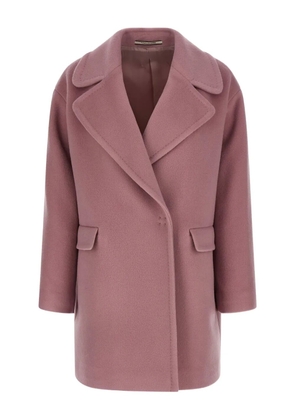 Tagliatore Astrid double-breasted flap coat - Pink