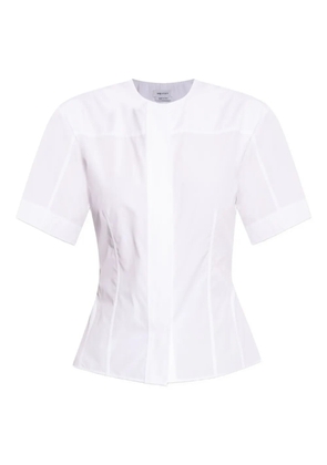 Alexander McQueen cotton short sleeve top - White