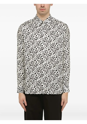 PT Torino dalmatian-print shirt - White