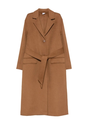 ASPESI belted wool coat - Brown