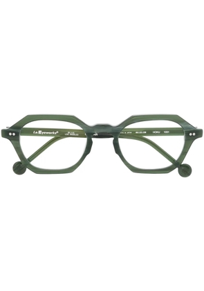 L.A. EYEWORKS Hoku square-frame optical glasses - Green