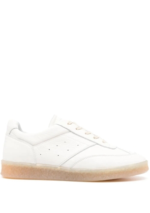 MM6 Maison Margiela leather sneakers - White