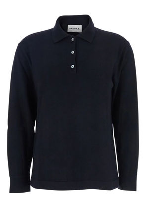 P.A.R.O.S.H. button knit polo top - Blue