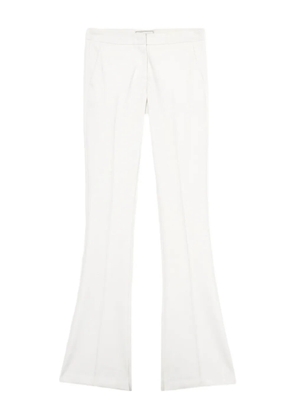 Blumarine twill trousers - White