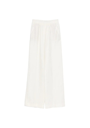 Eleventy elasticated-waistband trousers - White