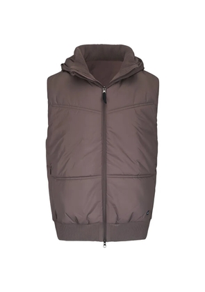 wahts Morgan hooded padded gilet - Brown