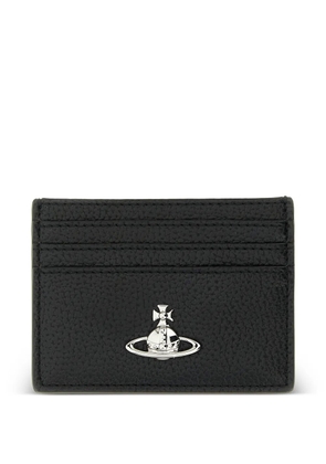 Vivienne Westwood Orb logo-detail card holder - Black