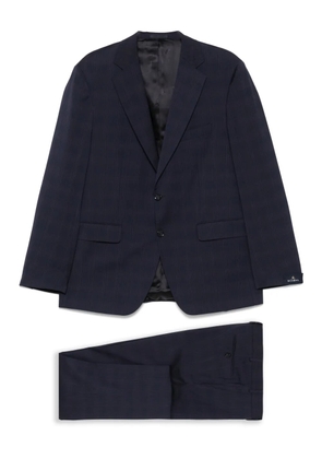 Scabal checked suit - Blue