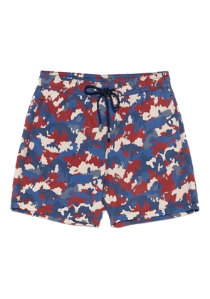 FIORIO MILANO camo-print swim shorts - Blue