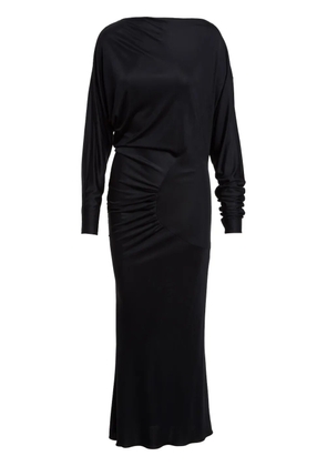 KHAITE The Oron ruched maxi dress - Black
