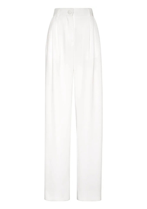 Philipp Plein high-waisted tailored trousers - White