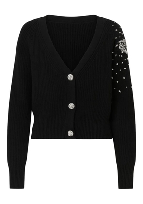 LIU JO embellishment-details cardigan - Black