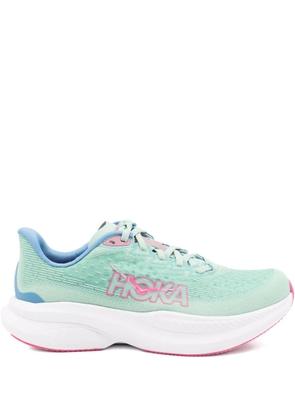 HOKA Mach 6 logo-detail sneakers - Green