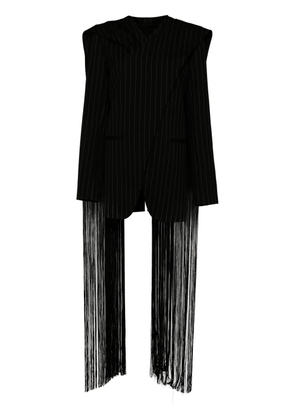 Jean Paul Gaultier fringed blazer - Black