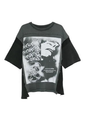 RIVINGTON ROI REBIS graphic panel T-shirt - Black