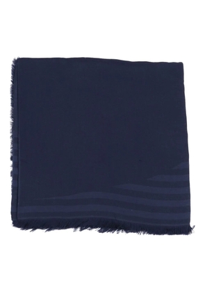 Weekend Max Mara striped fringed scarf - Blue