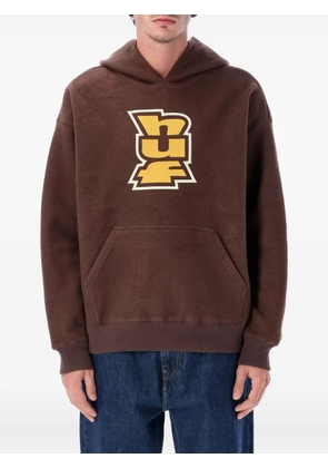 Huf Megablast logo hoodie - Brown