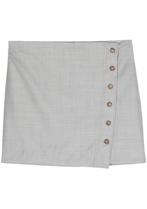 LouLou de Saison Mahaz virgin wool mini skirt - Grey