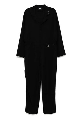 TEAM WANG design Choices long sleeves jumpsuit - Black