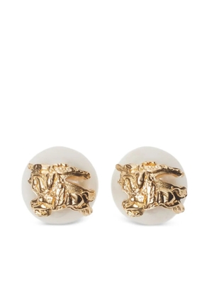 Burberry sphere pearl earrings - White