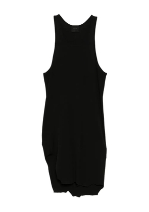 TEAM WANG design raw-edge tank top - Black