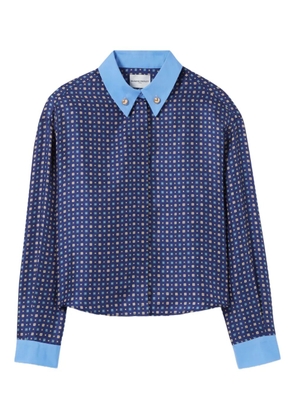 Claudie Pierlot silk printed shirt - Blue