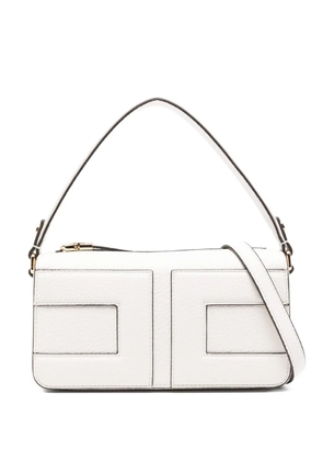 Elisabetta Franchi logo shoulder bag - Neutrals